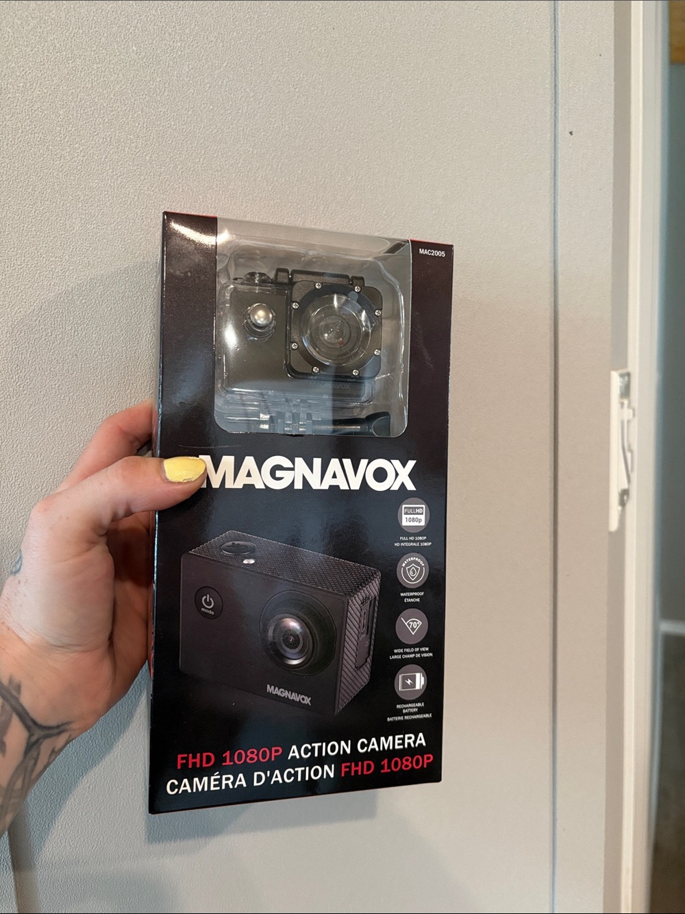 Magnavox FHD 1080P Action Camera - Black